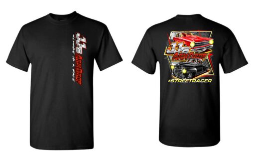 JJ's ArmDrop Official T-shirt (Black) - Memphis Street Racer